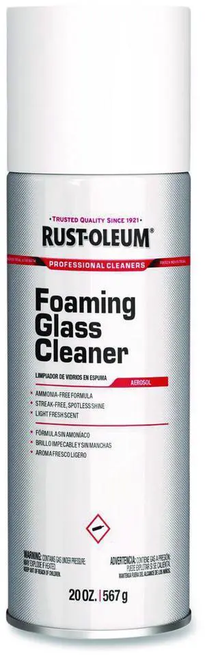 Professional Foaming Glass Cleaner Aerosol 20 oz Aerosol Spray 12/Carton 381658