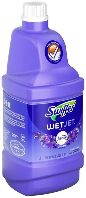 WetJet System Cleaning-Solution Refill Lavender Scent 1.25 L 4/Carton 80322246