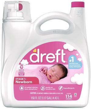 Ultra Laundry Detergent Baby Powder Scent 150 oz Bottle 4/Carton 03241