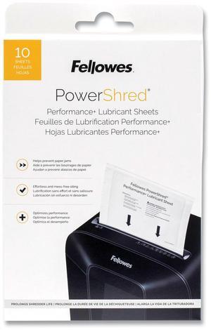 Powershred Performance+ Lubricant Sheets 8.5 x 6 10/Pack 4015501