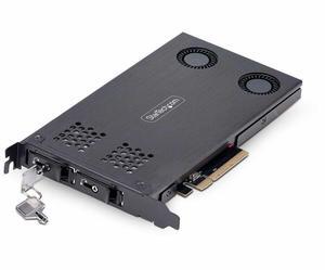StarTech Dual-Bay M.2 NVMe SSD to PCIe x8 Removable Mobile Rack