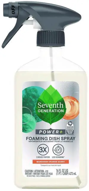 Foaming Dish Spray Mandarin Orange Scent 16 oz Bottle 10732913451699 Foaming Dish Spray Mandarin Orange Scent 16 oz Bottle 10732913451699