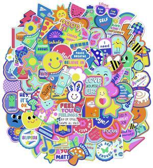 "We Stick Together" Themed Vinyl Stickers Assorted Illustrations and Colors 100/Pack 168322