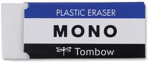 Tombow Eraser For Pencil Marks Rectangular Block Small White 57320