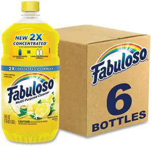 Fabuloso Multi-Use Cleaner Refreshing Lemon Scent 56 oz Bottle 6/Carton MX06157A
