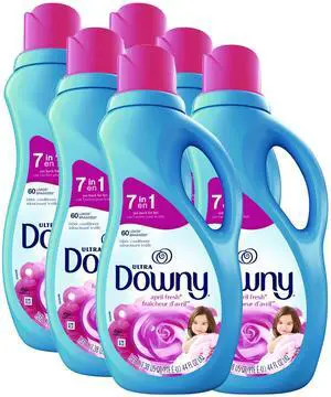 Liquid Fabric Softener April Fresh 44 oz Bottle 6/Carton 80743434