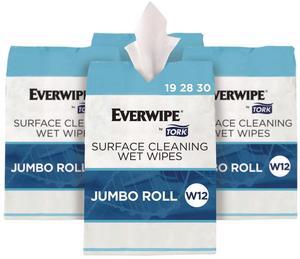 Surface Cleaning Wet Wipe 1-Ply 6 x 6 Lemon White 900 Sheets 4/Carton 192830