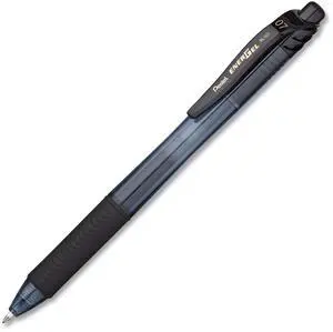 Pentel EnerGel-X Retractable Medium 0.7 mm Pen Black Ink 5/Pack BL107BPS5A