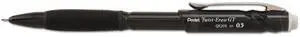 Twist-Erase GT Pencils 0.5 mm HB #2 Black Lead Black Barrel QE205A