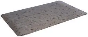 Cushion-Step Marbleized Rubber Mat 24 x 36 Gray CU2436GY