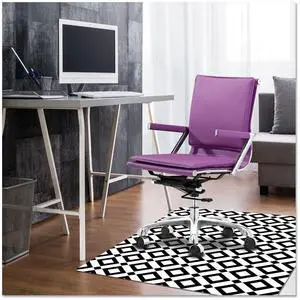Deflecto FashionMat Chair Mat Rectangular 35 x 40 Diamonds CM3540BD
