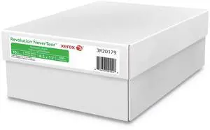 Xerox Revolution NeverTear 10 mil 8.5 x 11 Smooth White 500/Ream 3R20179