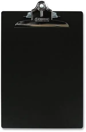 Saunders Recycled Aluminum Clipboard with Clip Letter Black 23517