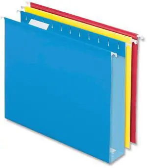 Pendaflex Colored Reinforced Hanging Folders Letter Assorted 12/Bx D99973