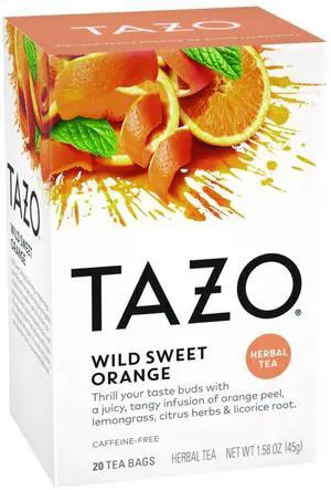 Tea Bags Wild Sweet Orange 20/Box 6 Boxes/Carton 30794522200345