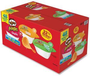 Potato Chips; Original; Cheddar Cheese; Sour Cream and Onion 0.74 oz Canister 48/Carton KEE14991