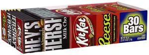 HERSHEY'S, KIT KAT and REESE'S Assortment Bars, 45 oz Bulk Value Pack (30 Piece)