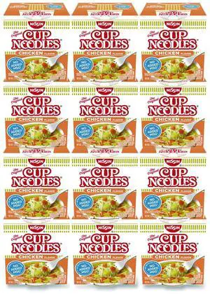 Cup Noodles Chicken 2.25 oz Cup 12/Carton NIS23003