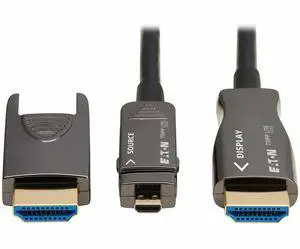 Tripp Lite 8K HDMI Fiber Active Optical Cable, Black, 20m P568FM-20M-8K6