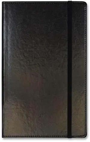 C.R. Gibson Bonded Leather Narrow Rule 5x8.25 Journal Black 240 Sheet MJ54791