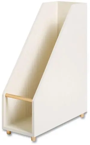Juliet Magazine Holder 3.75 x 9.75 x 11.77 White 3463U0206