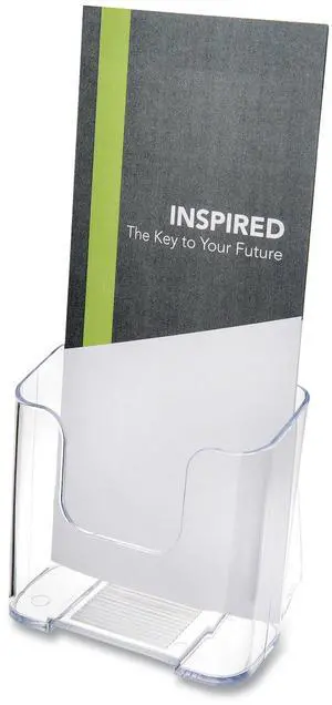 Deflecto DocuHolder for Countertop/Wall-Mount Leaflet Size Clear 75001