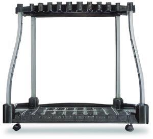 FastTrack Garage Tool Tower Rack Plastic Holds Up to 40 Tools 38" x 20.5" x 34.4" Black 2140834