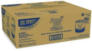 Angel Soft ps Premium Bathroom Tissue 2Ply 450 Sheets/Roll 40 Rolls/Carton 16840
