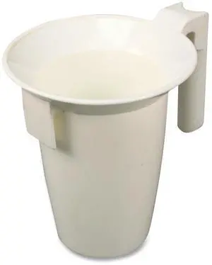 Impact Products Value-Plus Toilet Bowl Caddy, Plastic, 16"h x 4.37" dia, White