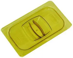 RUBBERMAID COMMERCIAL FG214P86AMBR Fourth Size Food Cover,Amber