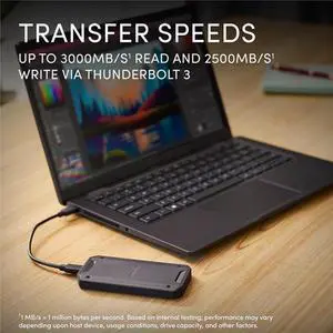 Sandisk Pro-G40 4TB exFAT USB-C External Solid State Drive SDPS31H-004T-GBC1D