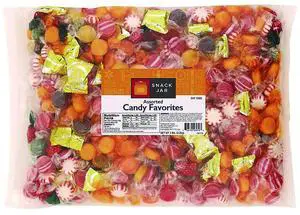 Assorted Hard Candy Favorites 375 Individually Wrapped Pieces 5 lb Bag PM62793