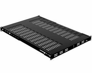 IOGEAR Adjustable Depth Heavy Duty Fixed Rack Shelf Vented