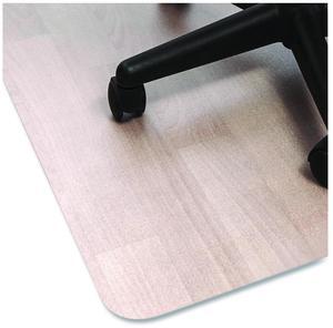 Floortex NRCMFLBS0004 Ecotex Marlon BioPlus Rectangular Polycarbonate Chair Mat for Hard Floors - Rectangular - 46" w x 60" l - Clear