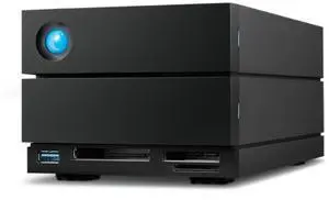 LaCie 2big Dock 40TB USB 3.2 Gen 2 External Hard Drive STLG40000400 Black