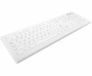 Cherry AK-C8112 Medical Keyboard Wireless Disinfectable White AKC8112FFUSWUS