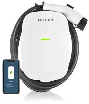 Leviton EV32W Level 2 7.6 kW 32A Smart EV Charger with Wi-Fi
