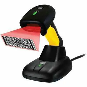 Adesso Bluetooth & 2.4Ghz Wireless Waterproof 2D Barcode Scanner Nuscan5200 - 18" Scan Distance - 1D, 2D - LED - CMOS - Bi-directional - Bluetooth, Radio Frequency - USB - IP67