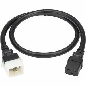 Eaton Tripp Lite Series PDU Power Cord C19 to P-Lock C20 Heavy-Duty 20A 250V 12 AWG 4 ft. 1.2 m Black