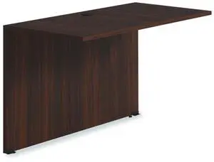 Alera Seville Series Bridge Return 48w x 24d x 29h Mahogany AE1NNNBR2448HRG