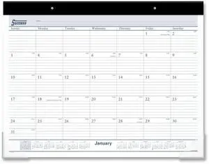 AT-A-GLANCE® 2026 Ruled Monthly Desk Pad Calendar, Standard, 21 3/4" x 17"