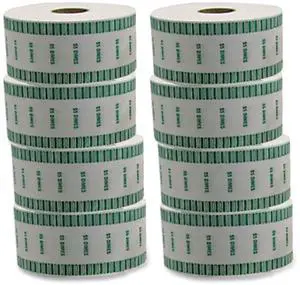 ControlTek Automatic Coin Wrapper Roll Dimes $5.00 Kraft 8 Rolls 575036