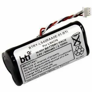 BTI BTRY-LS42RAA0E-01-BTI 3.6V 600MAH 2.16WH NiMH SCANNER BATTERY FOR ZEBRA BTI BTRY-LS42RAA0E-01-BTI 3.6V 600MAH 2.16WH NiMH SCANNER BATTERY FOR ZEBRA