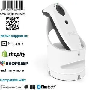 Socket Mobile SocketScan S740 Universal Barcode Scanner White & White Dock CX34871982