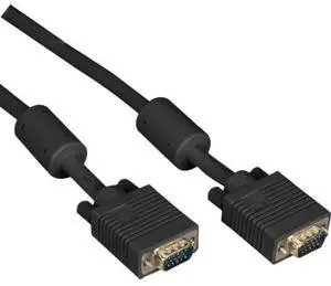 Black Box 20ft M/M VGA Video Cable with Ferrite Core, Black