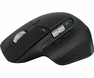 Logitech MX Master 3S Performance Wireless Mouse with Ultra-fast Scrolling Ergo 8K DPI Track on Glass Quiet Clicks Bluetooth Windows Linux Chrome Black 910007500