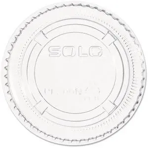 Solo PL200N Portion/Souffl? Cup Lids PET Clear 2500/Carton