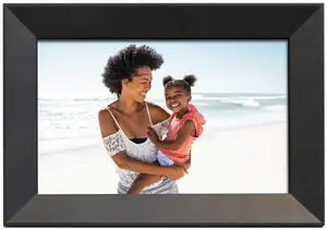 ALURATEK 8 WIFI TOUCHSCREEN DIGITAL PHOTO FRAME WITH BUILT-IN MEMORY