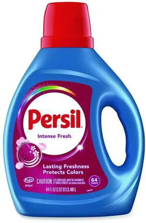 Persil Intense Fresh Liquid Laundry Detergent, 64 Loads, 84 oz Bottle, 4/Carton