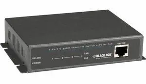 Black Box LPB1200 Series Gigabit Ethernet 1000-Mbps PoE+ Switch